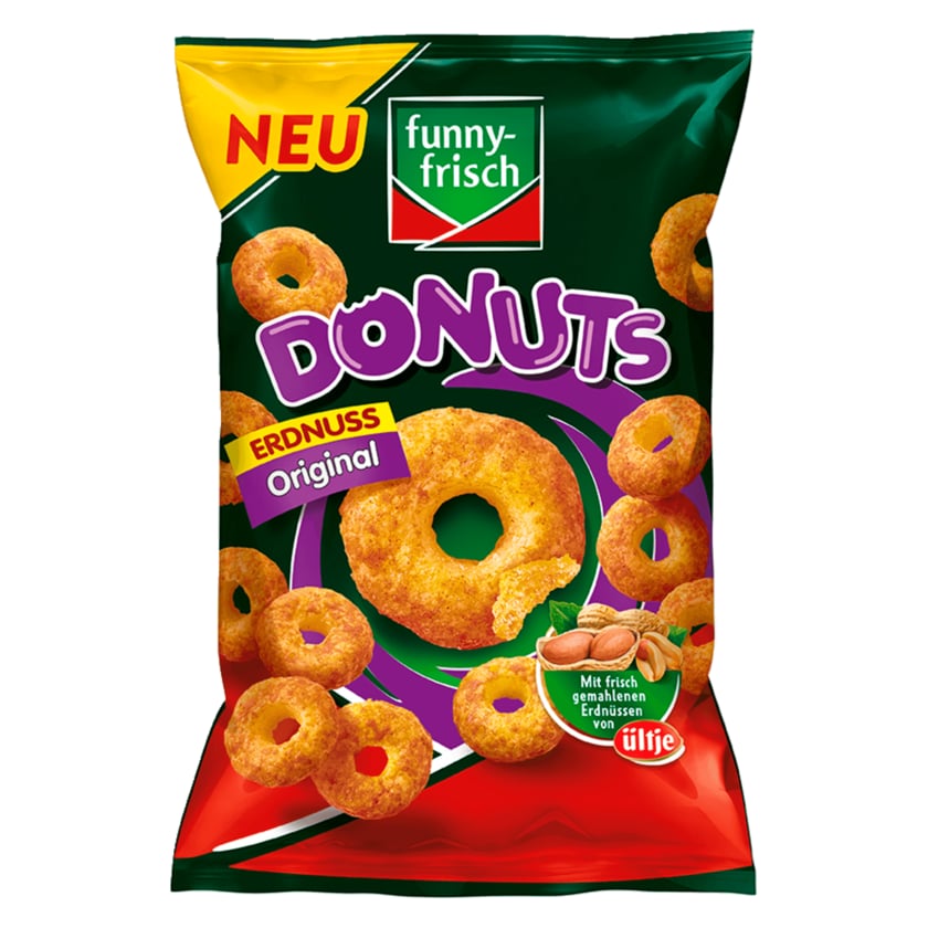 Funny-frisch Donuts Erdnuss Original 110g